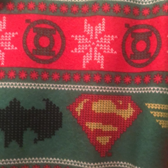 NWOT Justice League Superhero Christmas onesie - Picture 5 of 6